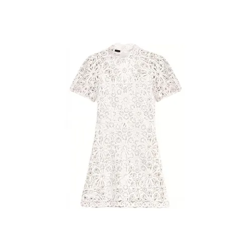 Maje Короткий рукав Платье Женское Светлый Умбра