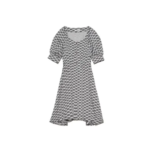 SNIDEL Женские Платья с Короткими Рукавами