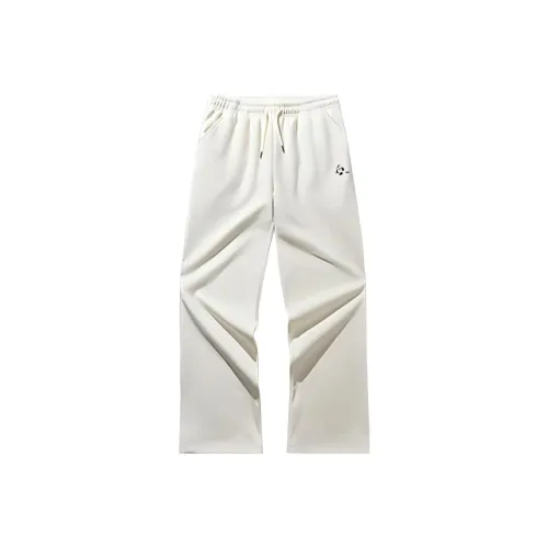 ANTA x NEIXINXIAOHAI LIANMINGKUAN Life Collection Вязаные Тренировочные Штаны Женские Ванильный Экрю