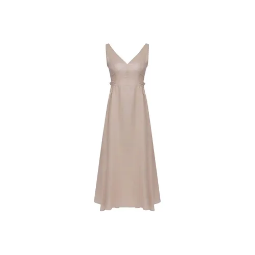 MIMI PLANGE Slip Платье Женское Пыльно-Серый