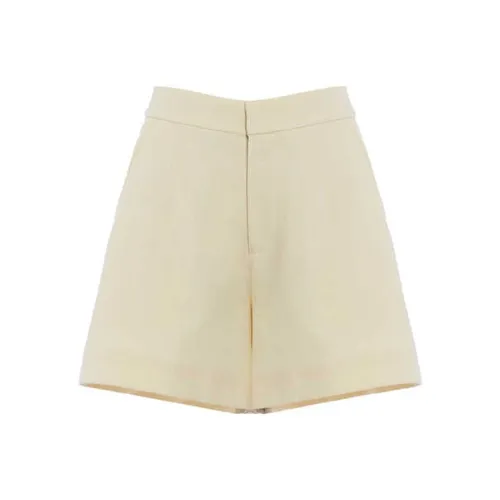 BESIONIA SS23 Повседневные шорты Женские Светло-желтые