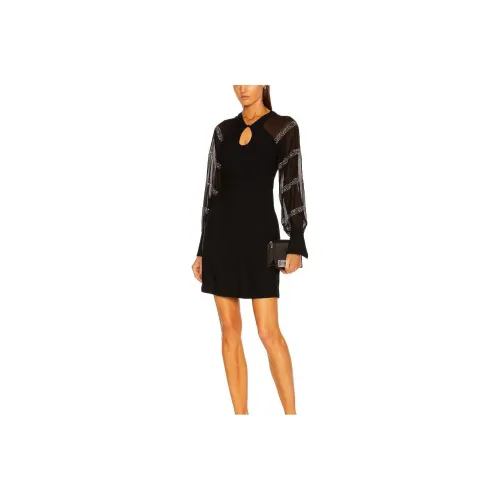 STELLA MCCARTNEY Black Женские Длинные Платья с Рукавами