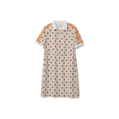 XII BASKET Апельсин Женские Короткие Платья с Рукавами