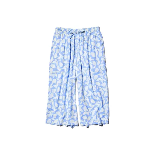 UNIQLO Повседневные шорты женские аква-синий