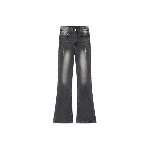 Garbege Черные Женские Джинсы