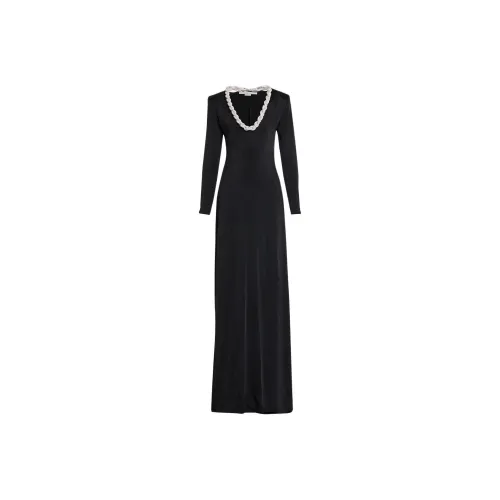 STELLA MCCARTNEY Black Женские Длинные Платья с Рукавами