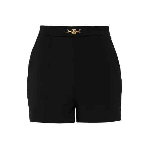 Elisabetta Franchi Повседневные шорты Женские Черные