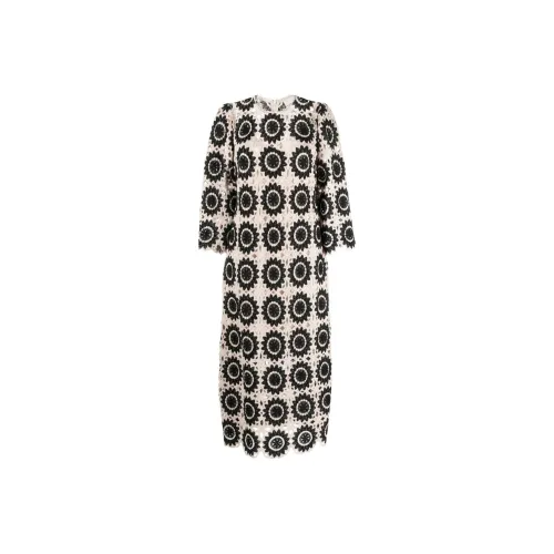 Zimmermann Многоцветные Женские Длинные Платья с Рукавами