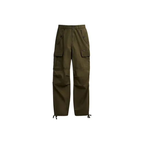 COACH SS24 Карго Брюки Женские Армейский Зеленый