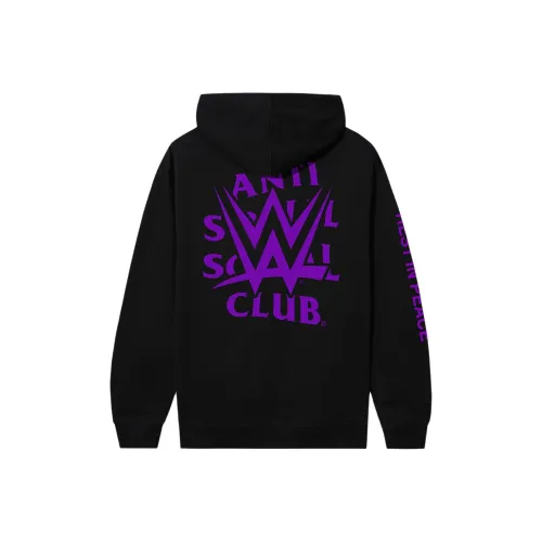 ANTI SOCIAL SOCIAL CLUB WWE Collaboration Черная Унисекс Толстовка