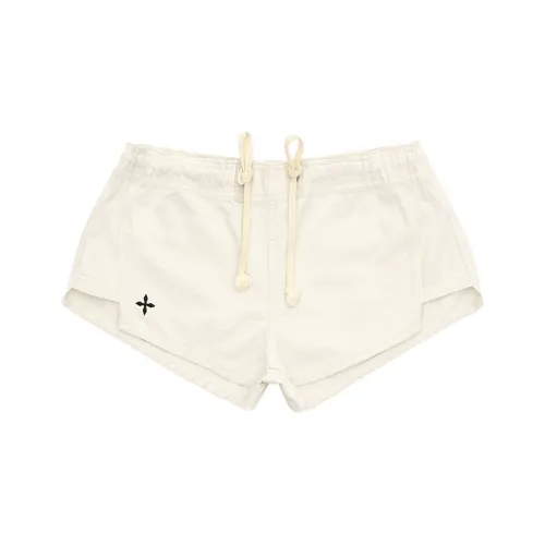SMFK Молочно-белые Женские Повседневные шорты
