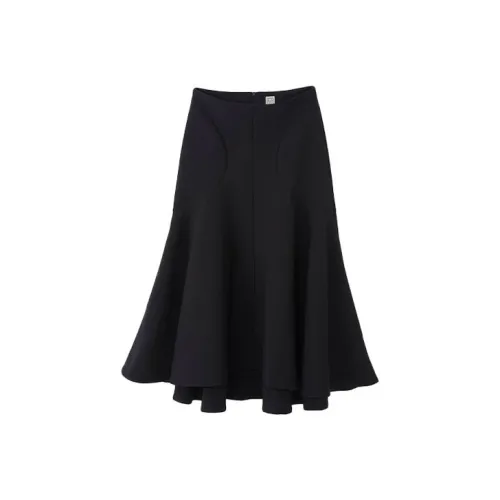 TOTEME Черная Женская Повседневная Длинная Юбка