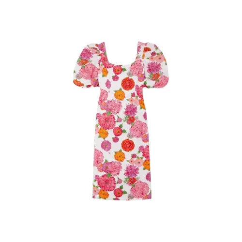 La DOUBLEJ. Короткий рукав платье женское многоцветное