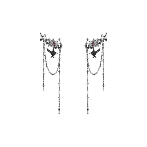 masw Медный сплав Нижняя заколка Серьги On Женские