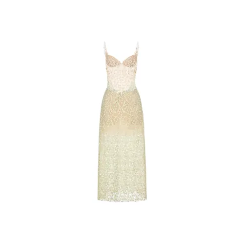 MONTSAND SS24 Slip Платье Женское Зеленое