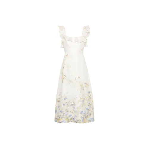 Zimmermann Без рукавов Платье Женское цвет Слоновая кость