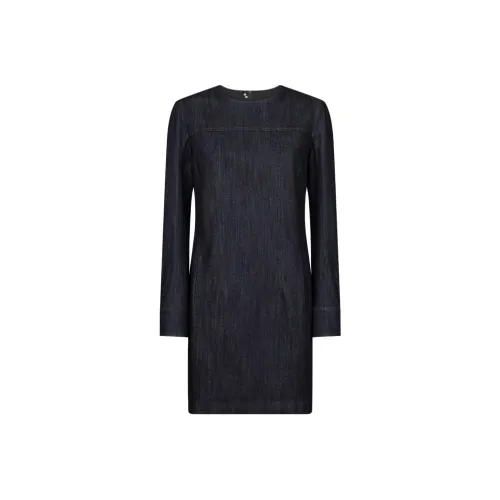 Dondup Blue Женские Длинные Платья с Рукавами