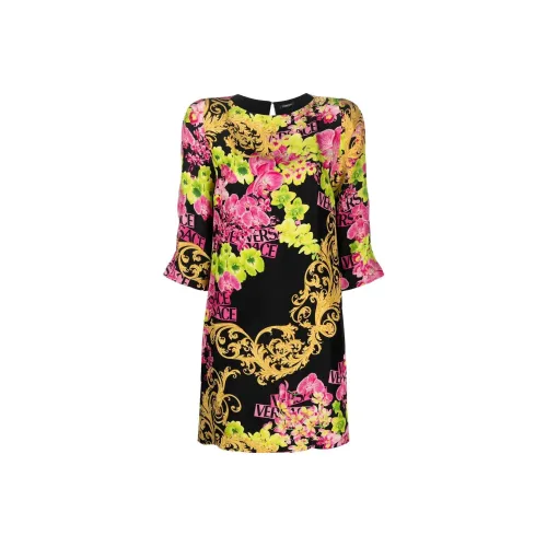 FANSIZHE SS23 Длинное платье с длинным рукавом женское многоцветное