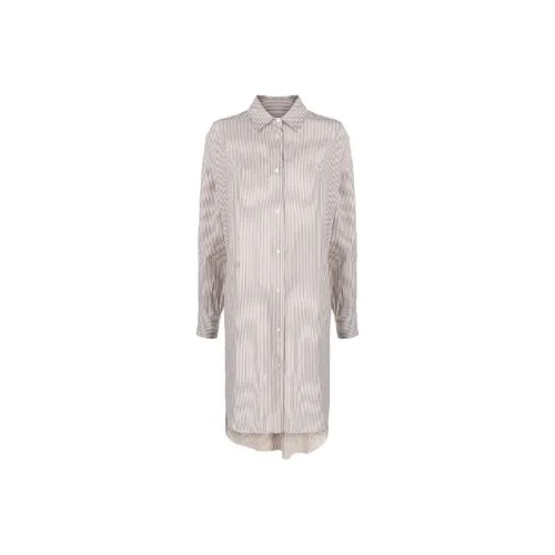 ISABEL MARANT Экрю Женские Длинные Платья с Рукавами