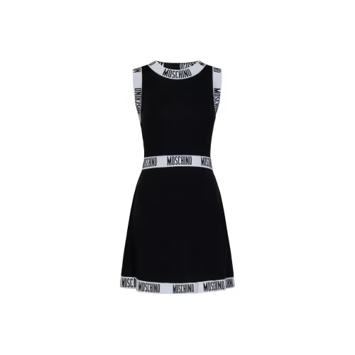 MOSCHINO Черные Женские Платья без рукавов