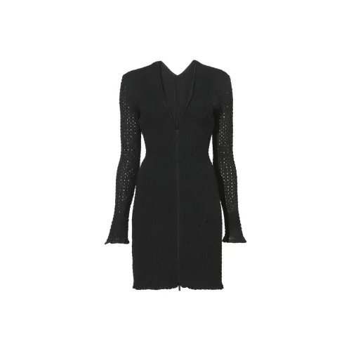 PROENZA SCHOULER Длинное платье с длинными рукавами женское черное