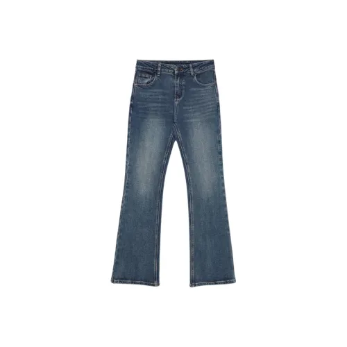 Mayya Plus Синие Женские Джинсы