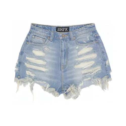 SMFK SS23 Джинсовые шорты Женские Джинсовый синий