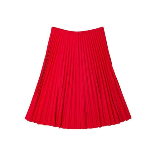 LACOSTE Красный Женские Повседневные Длинные Юбки