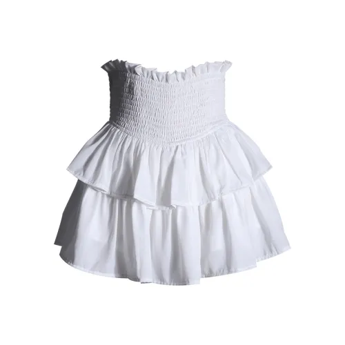 Казахстан Повседневные короткие юбки Женские Чисто белый