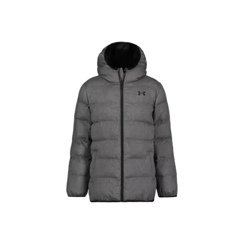 Under Armour Хлопковый пуховик Pronto Asphalt Gray Подростки