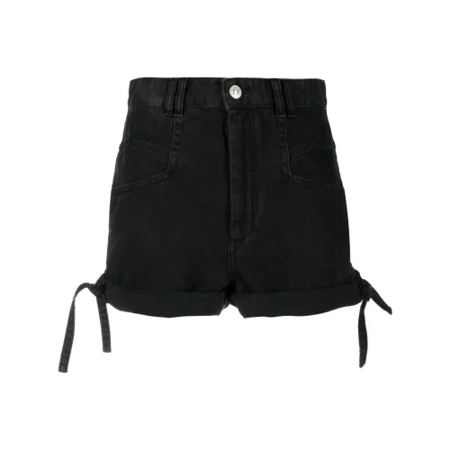 ISABEL MARANT Черные Женские Джинсовые Шорты