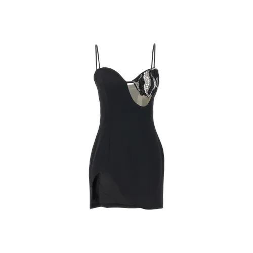 DAVID KOMA Slip Платье Женское Черное