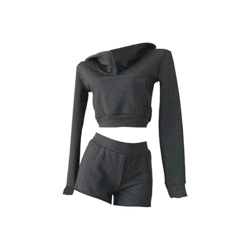 MO VOICE Повседневный костюм женский серый