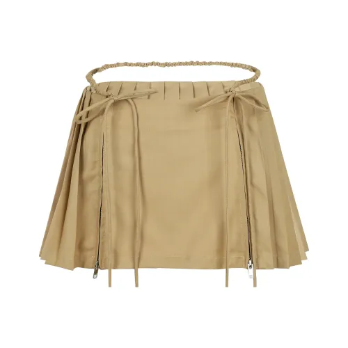 Nodress Khaki Женские Повседневные Короткие Юбки