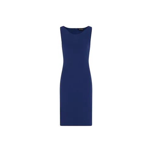 EMPORIO ARMANI Без рукавов Платье Женское Синее