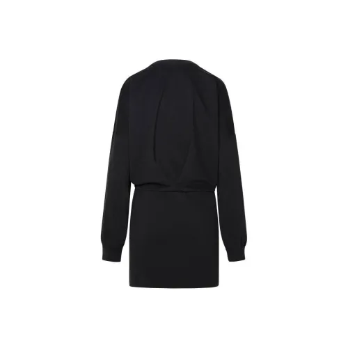 ISABEL MARANT ETOILE Длинное платье с длинными рукавами женское черное