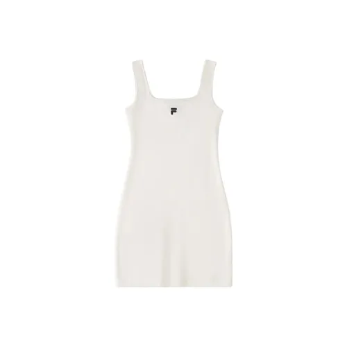 FILA FUSION FOB Collection FUSION LIFE Юбка Платье Женское Молочно-туманный Белый WT