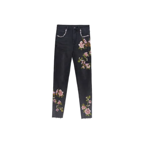 TCH Джинсовый серый Женские Джинсы