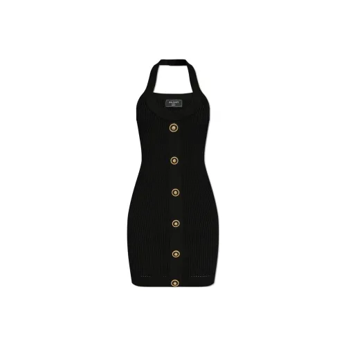 BALMAIN Без рукавов Платье Женское Черное