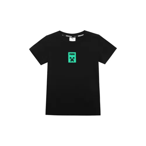 PUMA T-рубашка черная для детей 3-7 лет