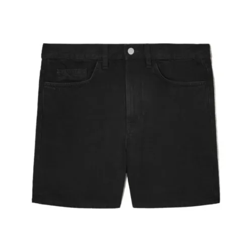 COS Промытый черный Женские джинсовые шорты