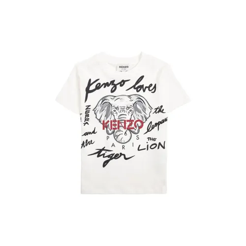 KENZO Белая Детская Рубашка