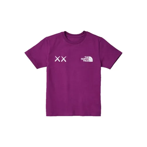 The North Face x KAWS Совместная коллекция T-рубашка Фиолетовая Детская