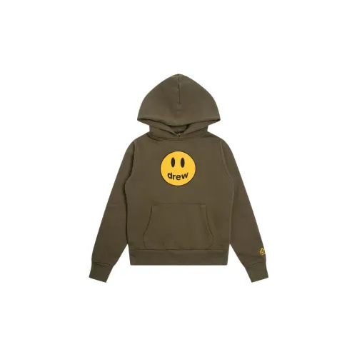 Drew House Smiley Collection SS22 Толстовка Детская Оливково-зеленая