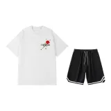 2 пачки (Белый топ + Черные шорты)