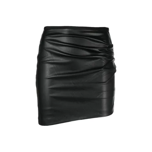 Helmut Lang Черные Женские Кожаные Короткие Юбки