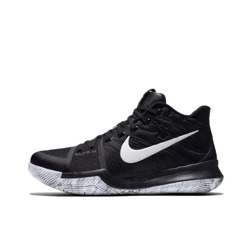 Nike Kyrie 3 Slip-resistant Abrasion-resistant High-top Basketball Shoes Men's Black Найк Kyrie 3 Противоскользящие Устойчивые к истиранию Высокие Баскетбольные Кроссовки Мужские Черные