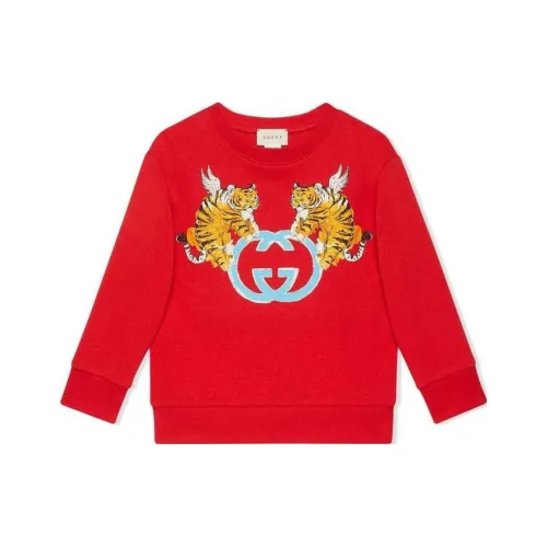 Gucci красный Kids Свитшоты