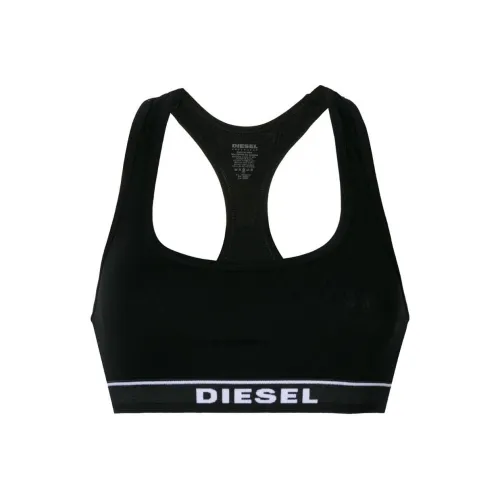 DIESEL Черные Женские Спортивные Майки Без Рукавов