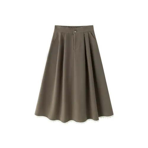 Tokyo Season Повседневный Длинный Юбка Женские
